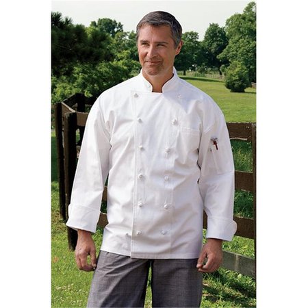 NATHAN CALEB Executive Chef Coat in White - XSmall NA2032169